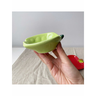Bộ Đĩa Chấm Nhỏ Hoạ Tiết Rau Củ - Gốm Nhật 2hand