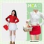 Áo Croptop len tay dài kiểu cổ bẻ MCA phối viền bèo xinh xắn A51237
