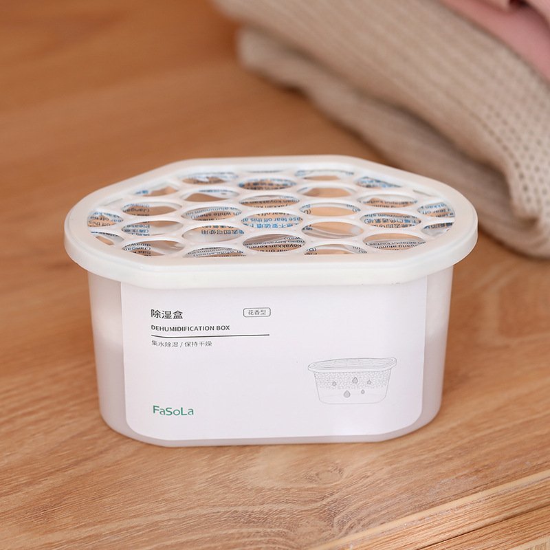 Hộp Hút Ẩm KM Fasola Công Nghệ Nhật Bản – JY118 | Chống Ẩm Mốc, Khử Mùi, Bảo Vệ Đồ Đạc Hiệu Quả