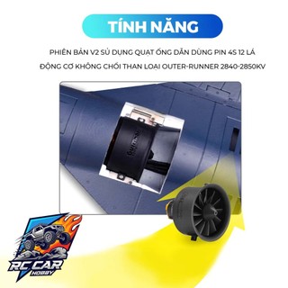 Máy bay phản lực điều khiển từ xa Freewing F9F-5 Panther cửa xả 64mm có đảo chiều lực đẩy