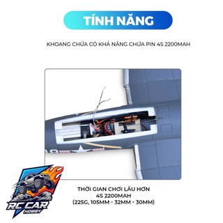 Máy bay phản lực điều khiển từ xa Freewing F9F-5 Panther cửa xả 64mm có đảo chiều lực đẩy