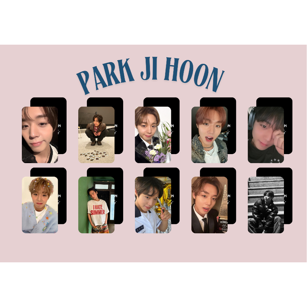 set card bo góc diễn viên Park Ji Hoon phim Người hùng yếu đuối - Weak hero class