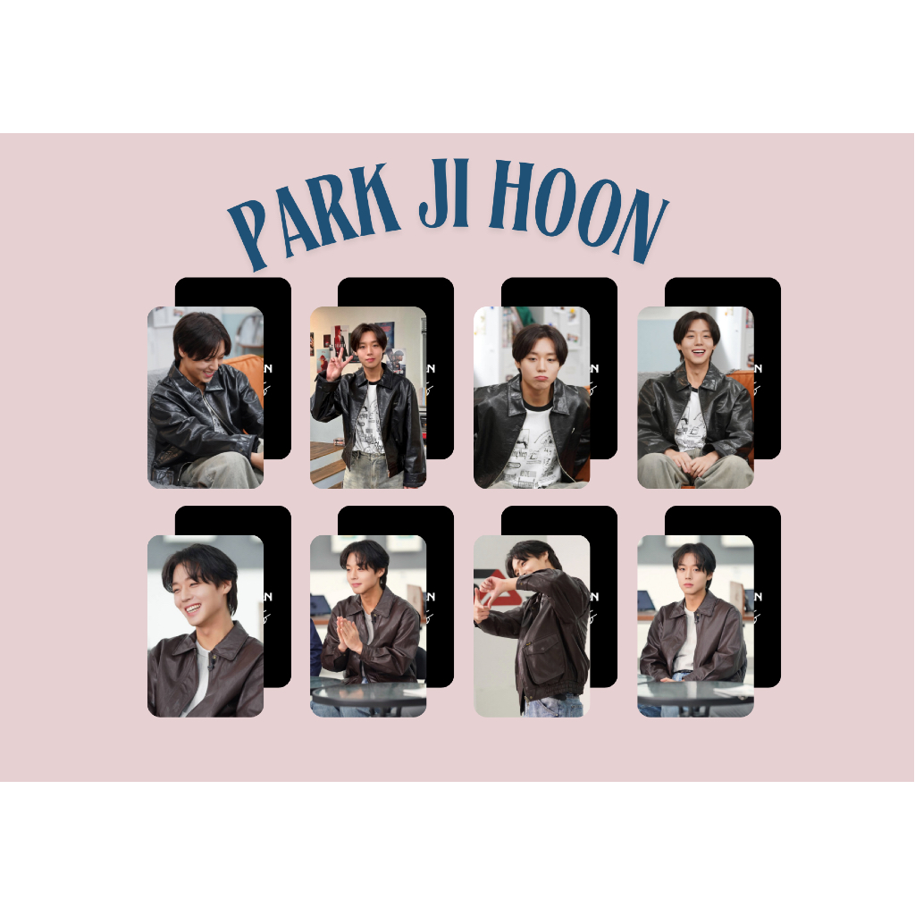 set card bo góc diễn viên Park Ji Hoon phim Người hùng yếu đuối - Weak hero class