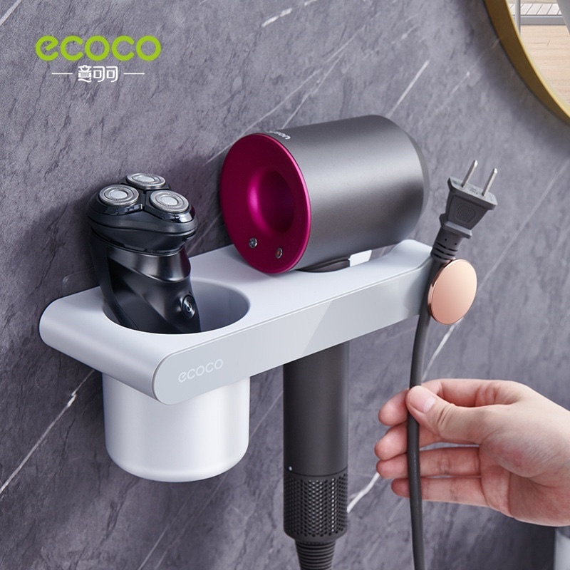 KỆ TREO MÁY SẤY TÓC ECOCO – GỌN NHANH CHỈ TRONG 1 NỐT NHẠC 2208