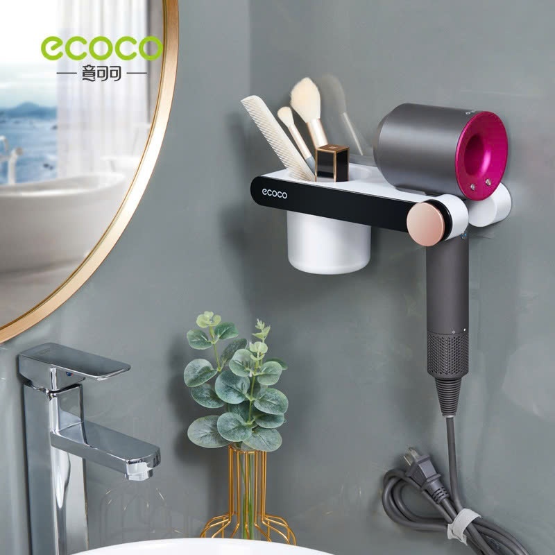 KỆ TREO MÁY SẤY TÓC ECOCO – GỌN NHANH CHỈ TRONG 1 NỐT NHẠC 2208