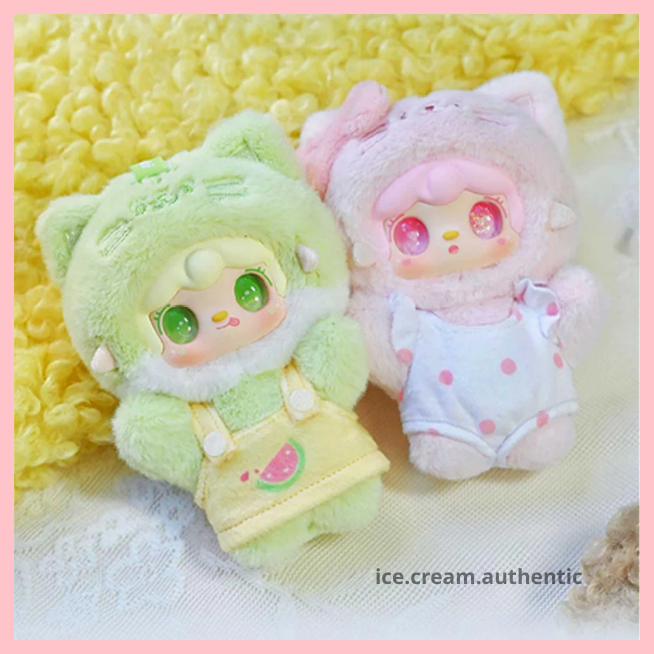 [Hỏa tốc] Fullset 6 box Yooki V12 Meow Meow Summer Party Series Plush Blind Box Chính hãng
