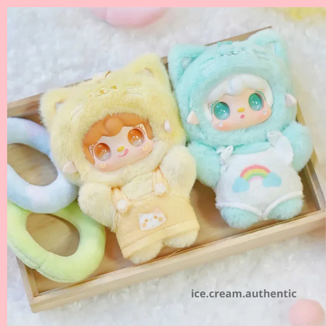 [Hỏa tốc] Fullset 6 box Yooki V12 Meow Meow Summer Party Series Plush Blind Box Chính hãng