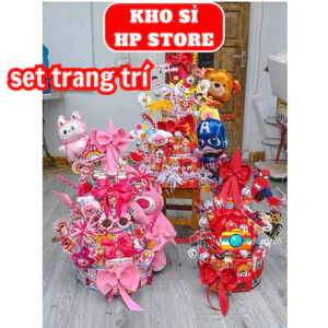 Bộ 2 Set que cắm trang trí bánh tháp bánh kẹo sinh nhật nhiều màu sắc đẹp giá rẻ hottrend