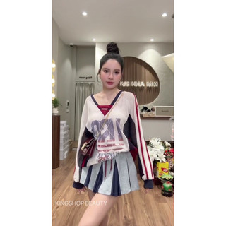 •𝙆𝙞𝙣𝙜𝙨𝙝𝙤𝙥𝙗𝙚𝙖𝙪𝙩𝙮•Áo Lưới Pha Màu VIP USA Mix Váy Ly QCL1