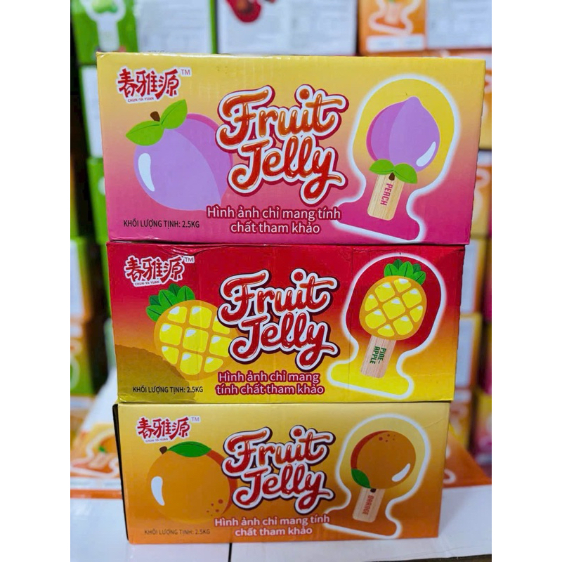 { HÀNG MỚI sỉ THÙNG 2,5 KG ] THẠCH PUDDING HƯƠNG VỊ TRÁI CÂY THƠM NGON