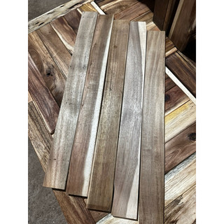 Thanh gỗ tràm tự nhiên.10 thanh 20 thanh Hàng xuất khẩu chiều dài 46cmx4,7x1,3cm đã bào mịn ; sấykhô