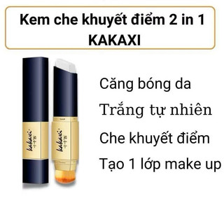 Thanh Che Khuyết Điểm KAKAXI, Kem Che Khuyết Điểm 2 Đầu Đa Năng, Dưỡng Ẩm, Lâu Trôi, Tạo Lớp Finish Mịn Màng, Vân Thỏ