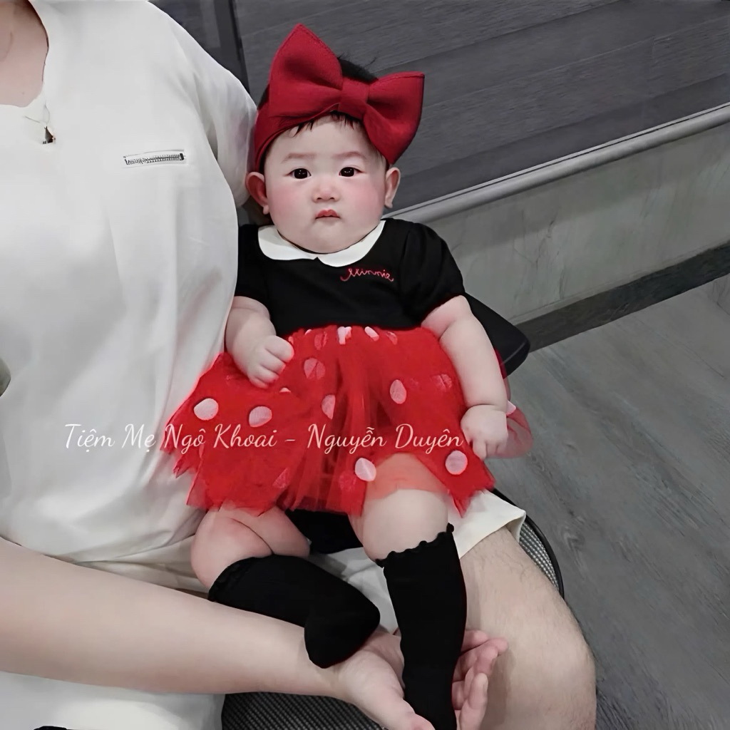 [MD223] Body liền thân kèm váy tutu Minie xinh xắn cho bé yêu