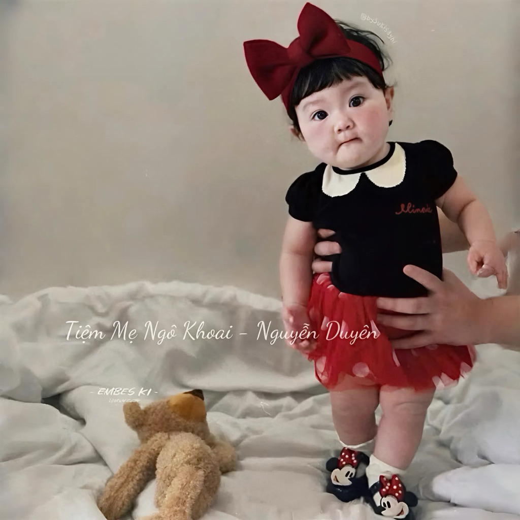 [MD223] Body liền thân kèm váy tutu Minie xinh xắn cho bé yêu