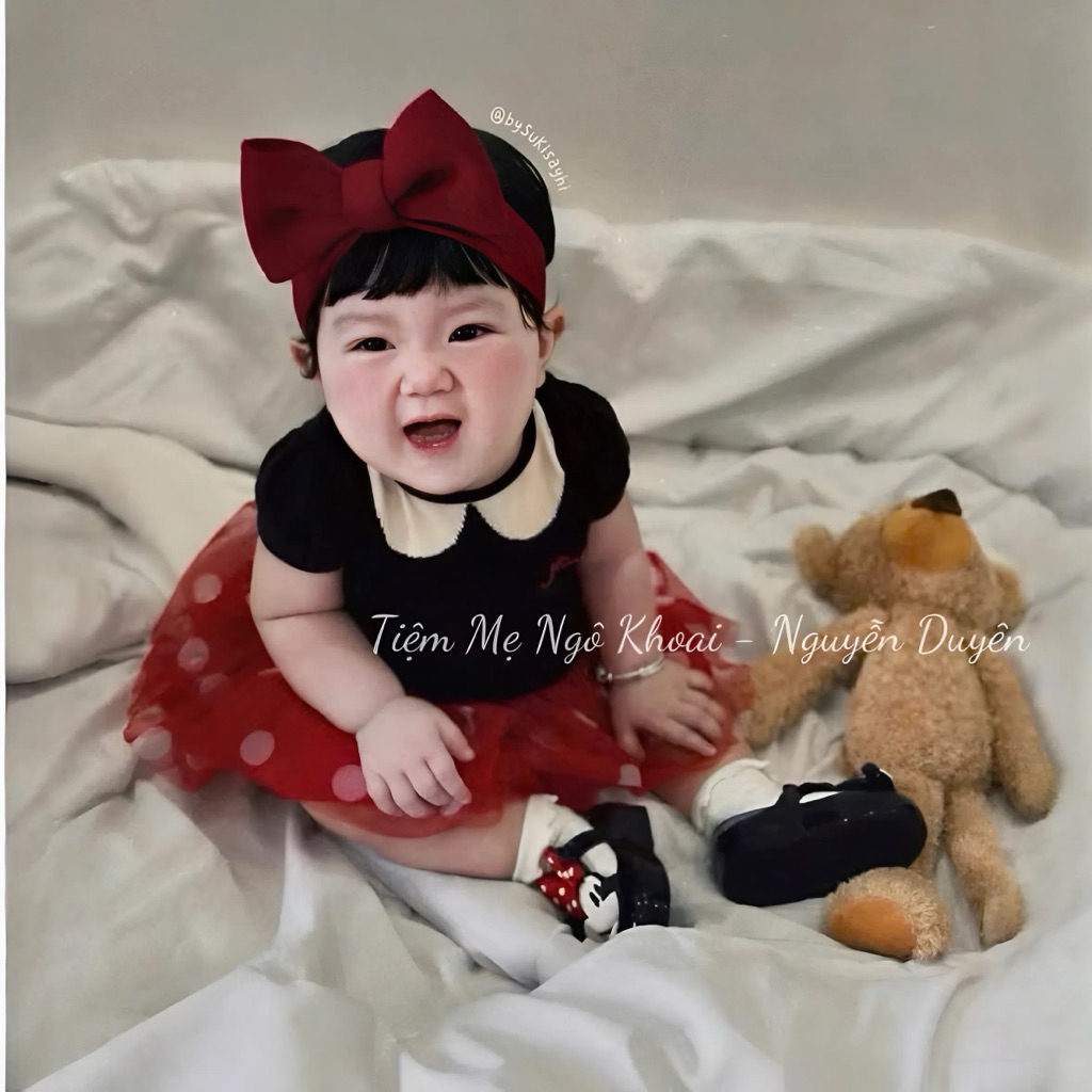 [MD223] Body liền thân kèm váy tutu Minie xinh xắn cho bé yêu