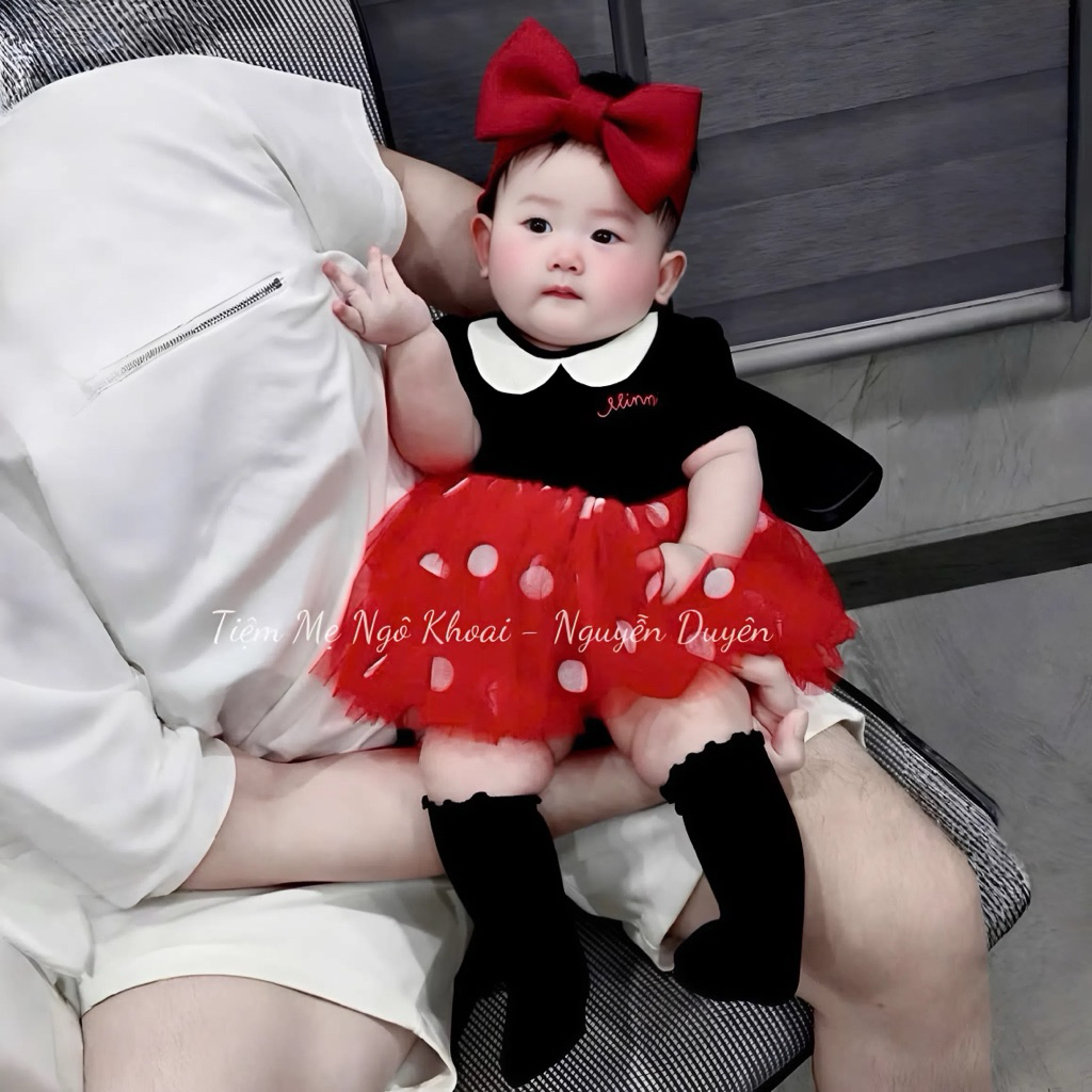 [MD223] Body liền thân kèm váy tutu Minie xinh xắn cho bé yêu