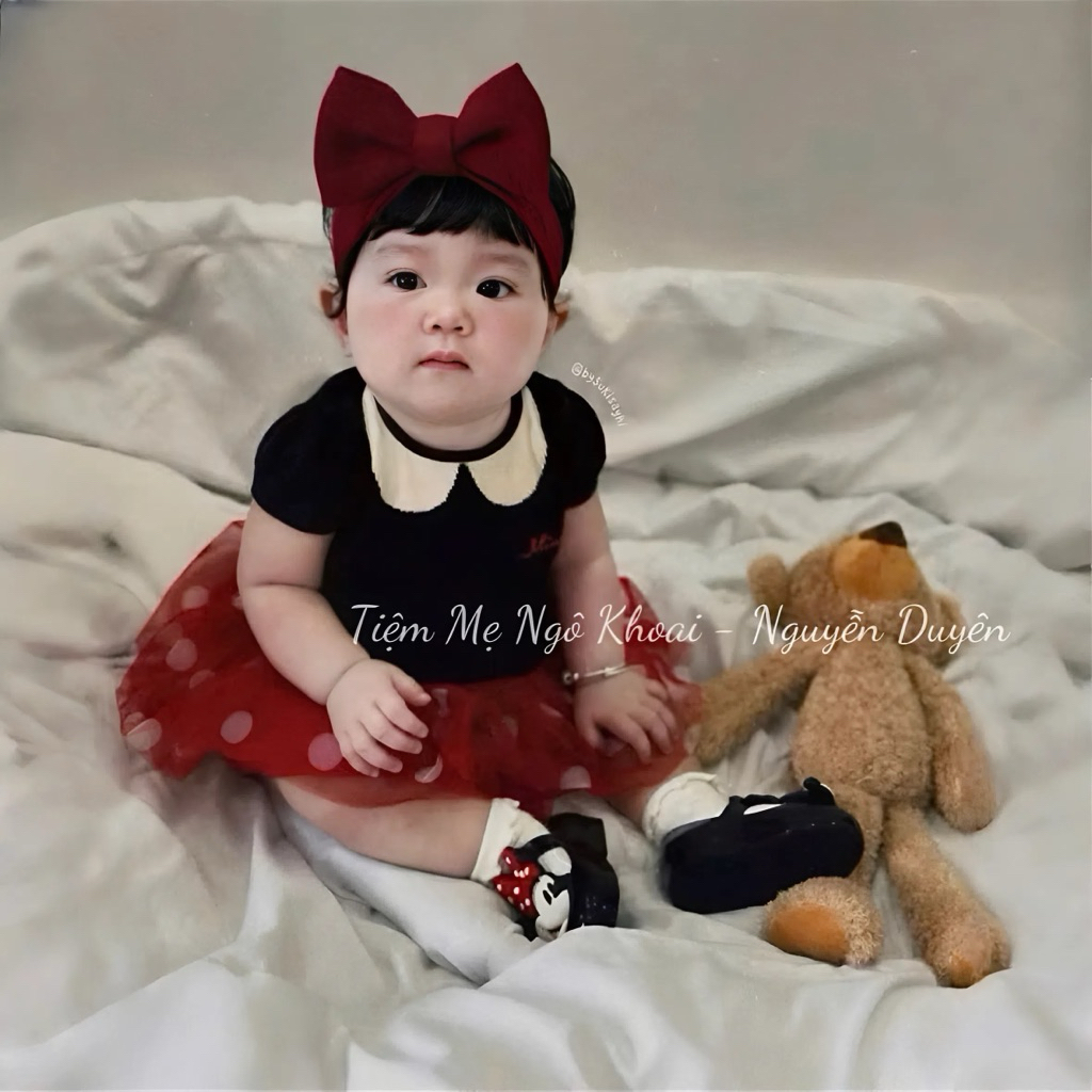 [MD223] Body liền thân kèm váy tutu Minie xinh xắn cho bé yêu