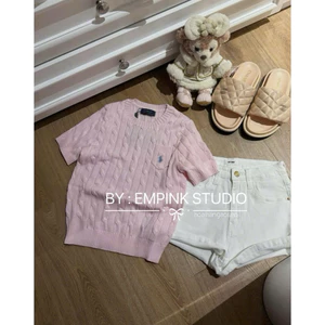 @SSU.Studio//CÓ SẴN HÀNG QUẢNG CHÂU ÁO LEN NGỰA THÊU CỘC TAY VẶN THỪNG SIU XINB