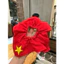 ⭐️🇻🇳Dây Scrunchie buộc tóc cờ đỏ sao vàng, phụ kiện tóc chụp hình, diễu hành, sự kiện