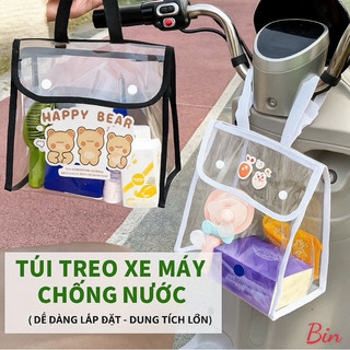 Túi trưo xe máy chống nước trong suốt thiết kế thông minh