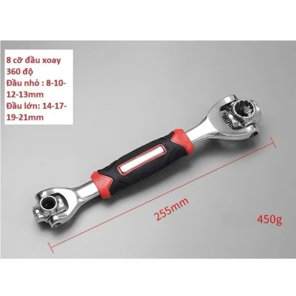 Cờ Lê 8 Đầu Xoay 360 Độ Đa Năng 48 Trong 1 Dụng Cụ Sửa Chữa Gia Đình Xe Máy Ô Tô