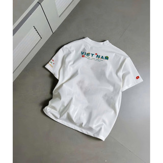Áo Thun In Hình Trái Tim Cờ Đỏ Sao Vàng CHEPOL Unisex, Cổ Tròn,Tay Ngắn, Chất Cotton Co Dãn 2 Chiều CP_12569