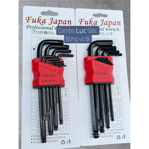 Bộ Combo 2 Lục Giác Ngắn Fuka Japan (Bi + Bông) 16cm – Chất Liệu Cao Cấp