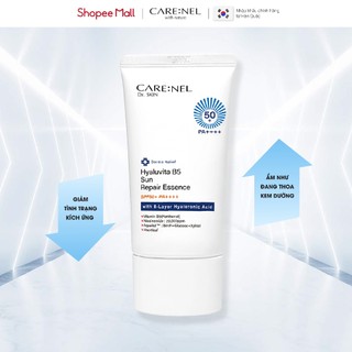 Kem chống nắng B5 phục hồi dưỡng ẩm cho da nhạy cảm CARE:NEL B5 SUN ESSENCE SPF50+/PA++++ 50ml
