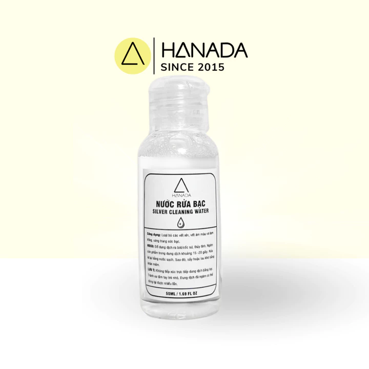 [50ML] Nước Rửa Bạc Vàng Bạc Nước Rửa Trang Sức Hanada 50ML 1126