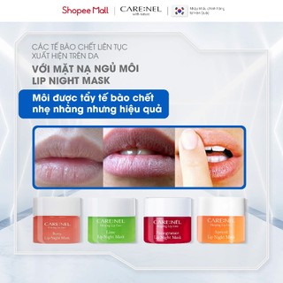 Combo 2 mặt nạ ngủ môi dưỡng hồng tự nhiên, căng mọng hương dâu CARE:NEL BERRY LIP NIGHT MASK 5g
