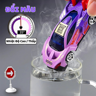 Đồ Chơi Siêu Xe Đổi Màu Theo Nhiệt Độ Chất Liệu Hợp Kim Tỉ Lệ 1:64 Đồ Chơi Thông Minh Chất Liệu An Toàn Cho Bé
