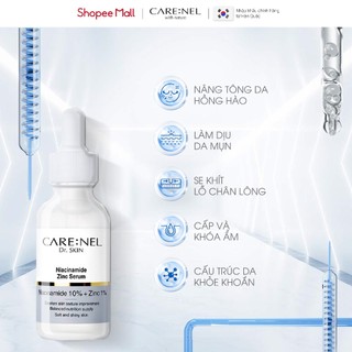 Serum dưỡng trắng da ngừa thâm nám Care:Nel Niacinamide Zinc Serum 30ml