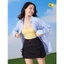 Chân váy mini túi dây rút YODY mềm mại, thông thoáng WYSK25S013