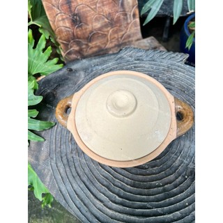 Nồi Đất Tai Tròn Kho Cá - Tráng Men Lòng - Size 17cm Đến 25cm - Có Quai/Nắp Đậy - Kho Thịt - Nấu Canh - Gốm Đất Nung