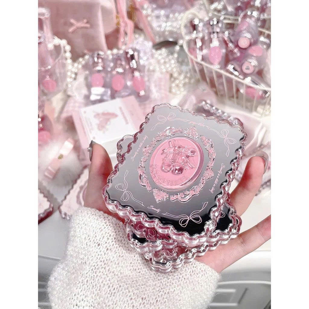 Bảng Phấn Mắt GOGO TALES GT773 6 Ô Vỏ Hồng Ballet Coquette Sweet Pink Ballet Soft