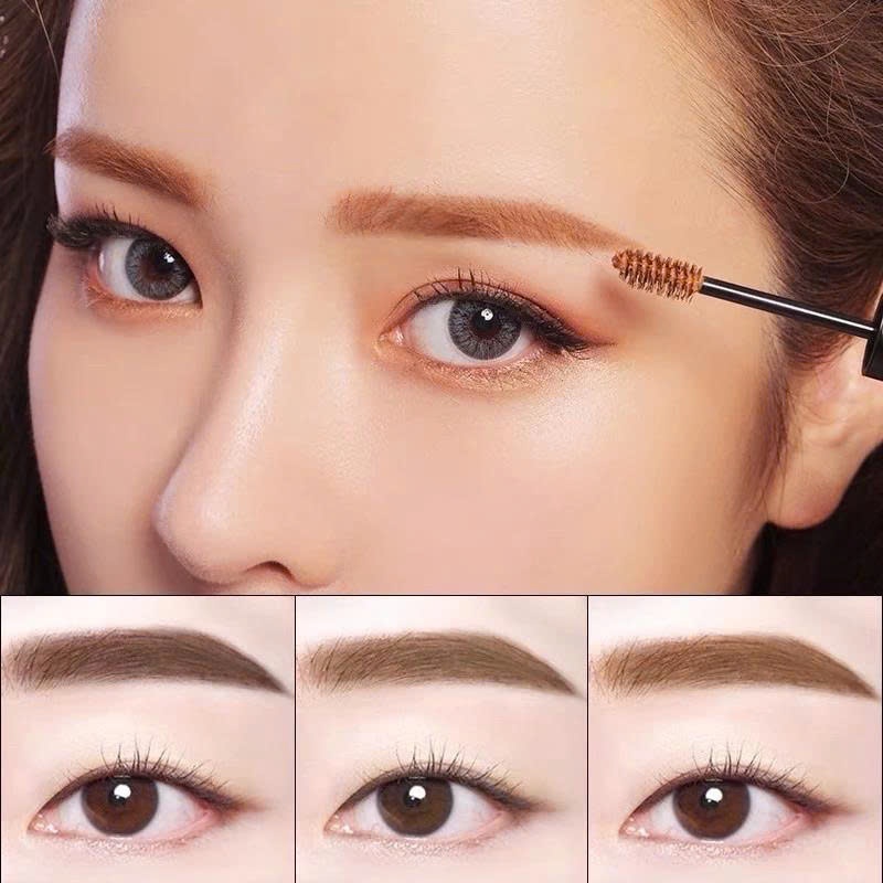 Mascara AIMEILI Chuốt Lông Mày 3D Kháng Nước Lâu Trôi 3 Màu Tự Nhiên Bút Kẻ Lông Mày Bền Màu