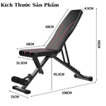 Ghế Tập Gym Tại Nhà V-Tap 8006 Điều Chỉnh Đa Năng, Ghế Tập Tạ Gấp Gọn Chịu Tải 200kg — ảnh 4