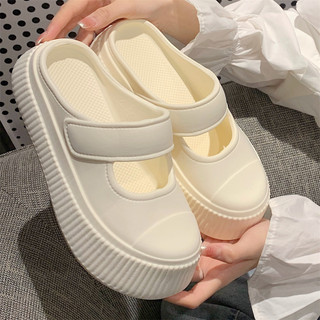 Dép sục nữ XIXITIAO đế cao 4 cm kiểu dáng  Mary Jane kiểu sandal Mita 2025 CS-44