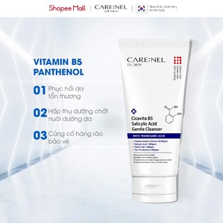 Sữa rửa mặt lành tính B5 cho da nhạy cảm CARE:NEL CICAVITA B5 SALICYLIC ACID GENTLE CLEANSER 150ml