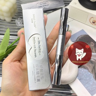 [GOGO TALES] Mascara/Chuốt Mi Gogo Tales 2 Đầu Vỏ Bạc, Làm Dài Đen Mi, 3gx2 (GT810)