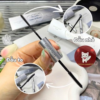 [GOGO TALES] Mascara/Chuốt Mi Gogo Tales 2 Đầu Vỏ Bạc, Làm Dài Đen Mi, 3gx2 (GT810)