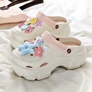 Dép sục nữ đế cao 7 cm kèm 13 charm Ngôi sao cá tính năng động Mita CS-107