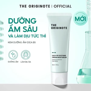 Kem dưỡng ẩm CICA B5 làm dịu da The Originote dưỡng ẩm phục hồi giảm mụn cải thiện hàng rào bảo vệ da Moisturizer