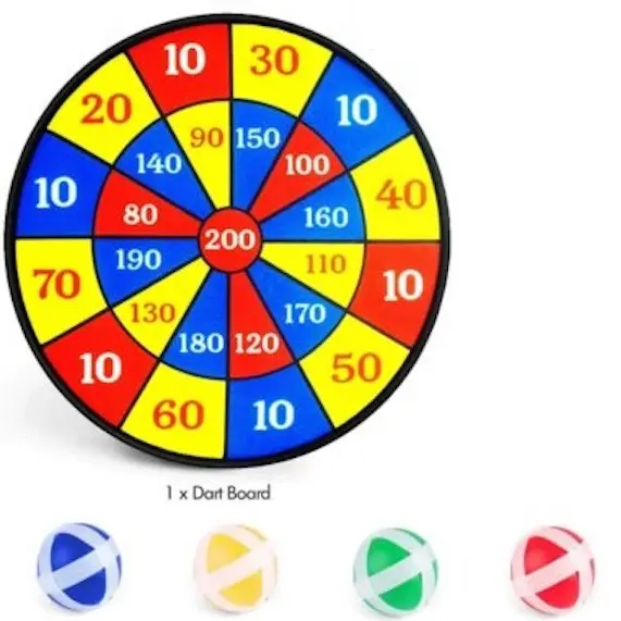 Bảng Ném Bóng Dính Tròn Ghi Điểm Số 200 MỤC TIÊU Đồ Chơi Bảng Ném Bóng Dính Rèn Luyện Tính Tập Trung Cho Bé