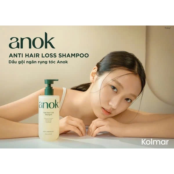 ANOK Anti Hair Loss Shampoo - Dầu gội ngăn rụng tóc Anok Shampoo 400ml