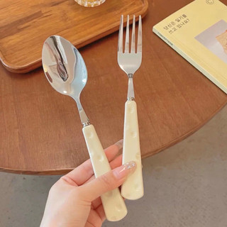 Phụ kiện bàn ăn dao thìa dĩa cao cấp, phong cách sang trọng chống gỉ tiện dụng ăn được nhiều món khác nhau
