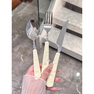 Phụ kiện bàn ăn dao thìa dĩa cao cấp, phong cách sang trọng chống gỉ tiện dụng ăn được nhiều món khác nhau