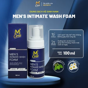 Bọt rửa vệ sinh nam M Core Men's Intimate Wash Foam 100ml – làm sạch, khử mùi, khô thoáng thơm mát