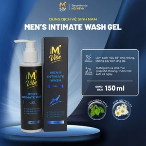 Dung dịch vệ sinh nam M Vibe Men's Intimate Wash Gel 150ml chiết xuất trầu không, cúc la mã, lô hội