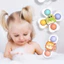 Bộ 3 Con Quay Spinner Đồ chơi Montessori kích thích thị giác hình thỏ,gấu vui nhộn